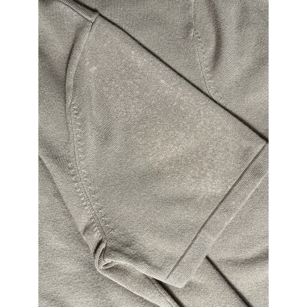 Whisper Knit Louis Dell'Olio Blouse Size L Solid Beige - Picture 8 of 8